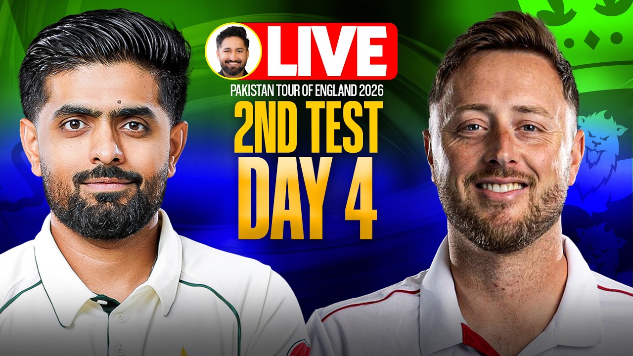 🔴 PAK vs ENG LIVE | 2nd Test Day 4 | Pakistan vs England LIVE | Lord&rsquo;s Test | PTV Sports Live Score