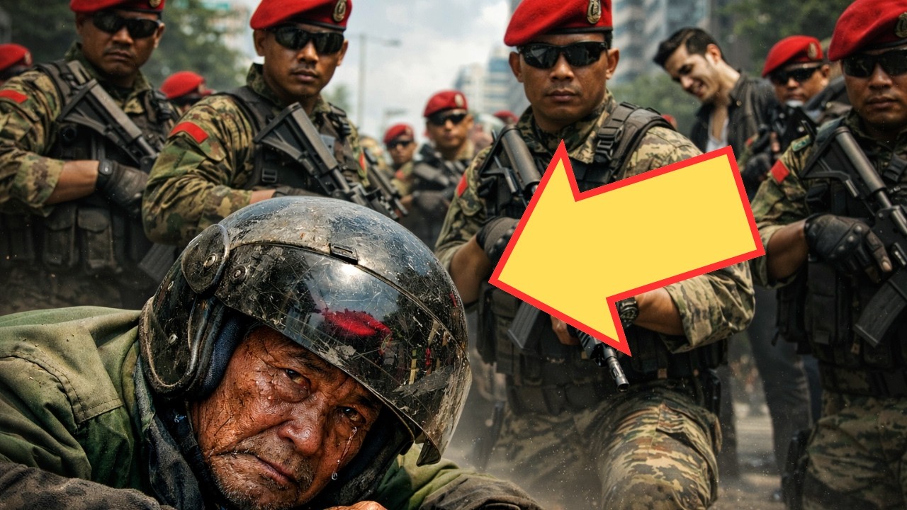 KOPASSUS MENYAMAR! Pemuda Kaya Hajar Kakek Ojol, Pucat Saat Helm Dibuka Ternyata...