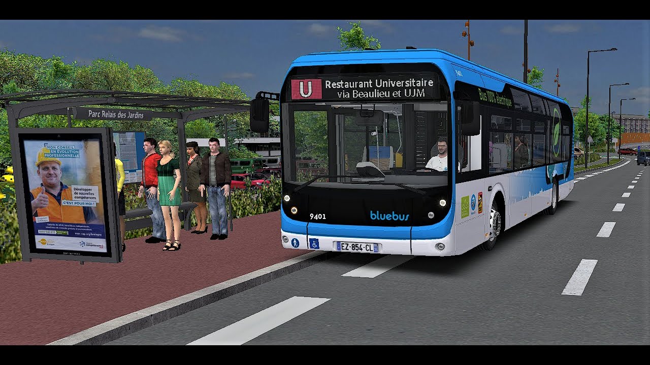bluebus ligne U ( signature musicale Star Rennes)