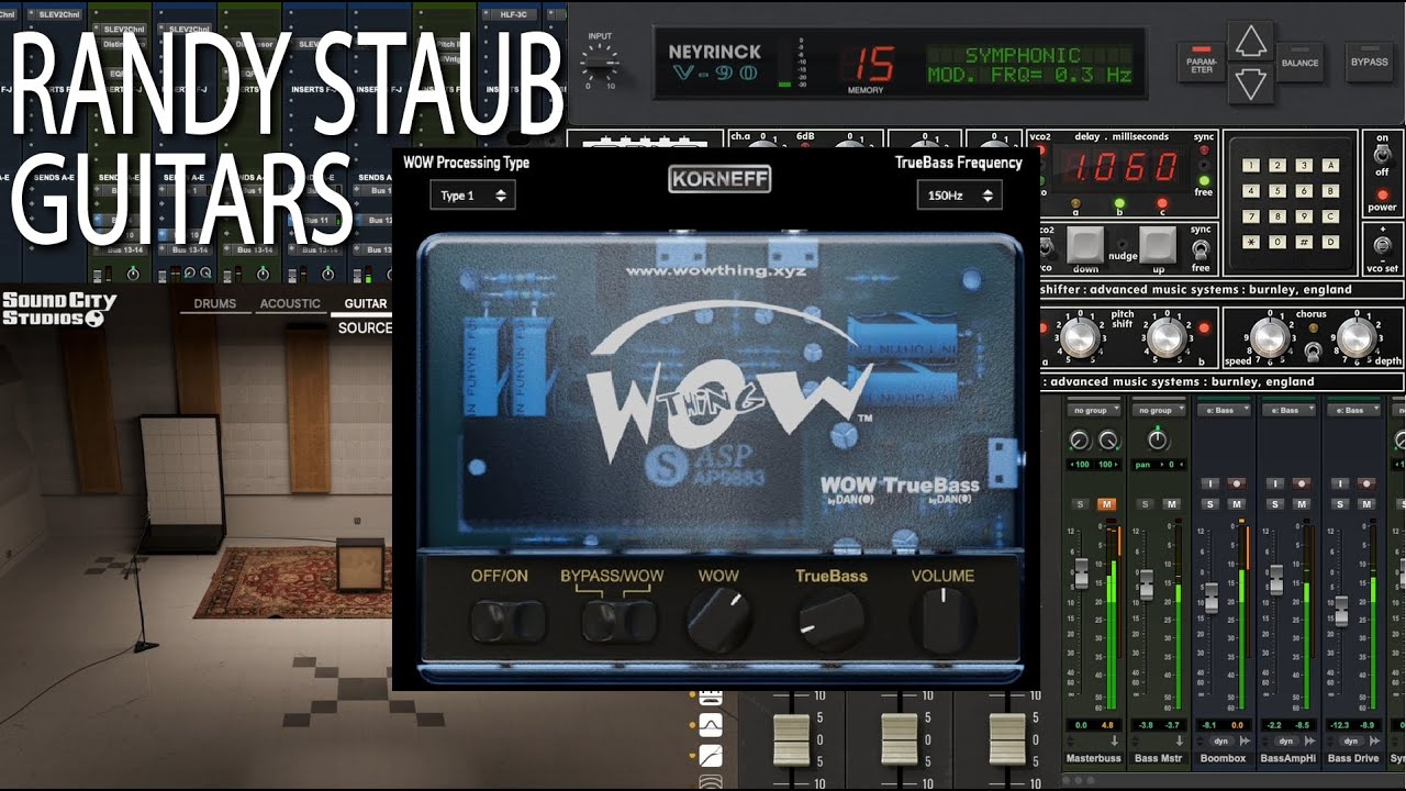 Randy Staub Guitar Mixing, SRS/Korneff WOW Thing, Pitch Shifting, and More
