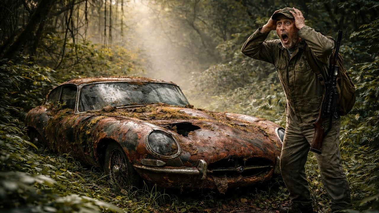 We Found a Legendary Jaguar E-Type Lost for Decades in the Jungle – Full Restoration