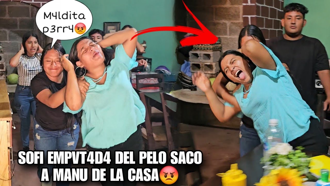 SOFI Del Pelo Saco a MANU De La Casa😡Ella No Le Importo Que Fuera Su Hermana😨Tienes Que Ver Esto