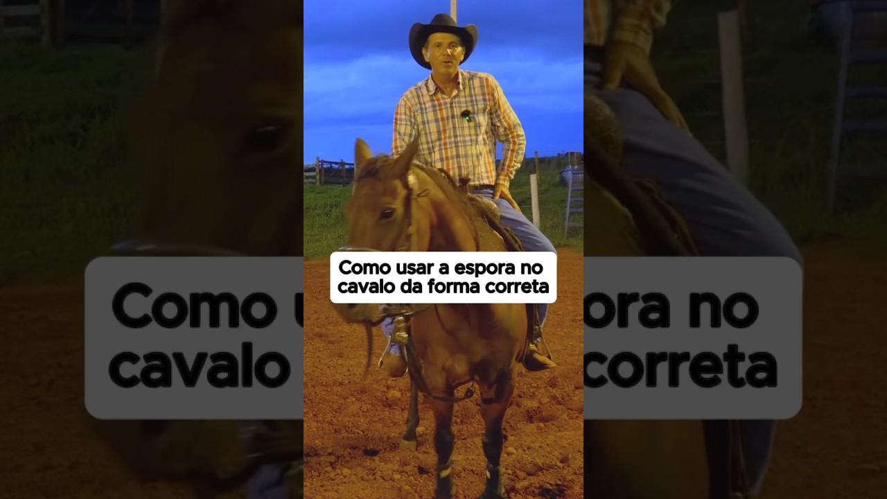 Como usar a espora da forma correta. #country #agro #cavalo #ro&ccedil;a #espora #teampenning #irisdelima