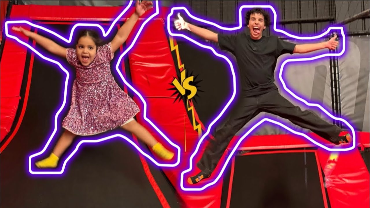 Qui saute le plus haut ⬆️ trampoline parc