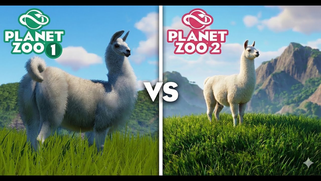 Planet Zoo 1 vs Planet Zoo 2  Graphics & Realism Comparison (2026 Preview)-PART 2