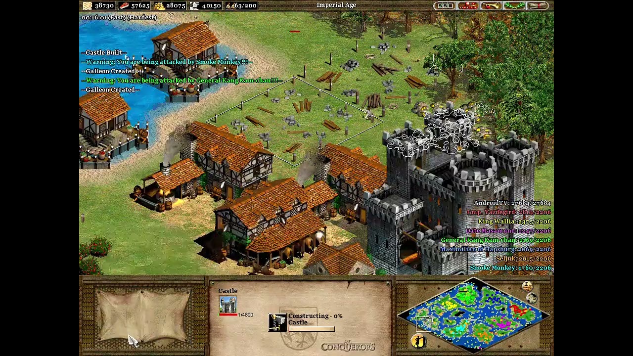 Age of Empires II | Huns vs 7 Random | Map: Island | 31.01.2026