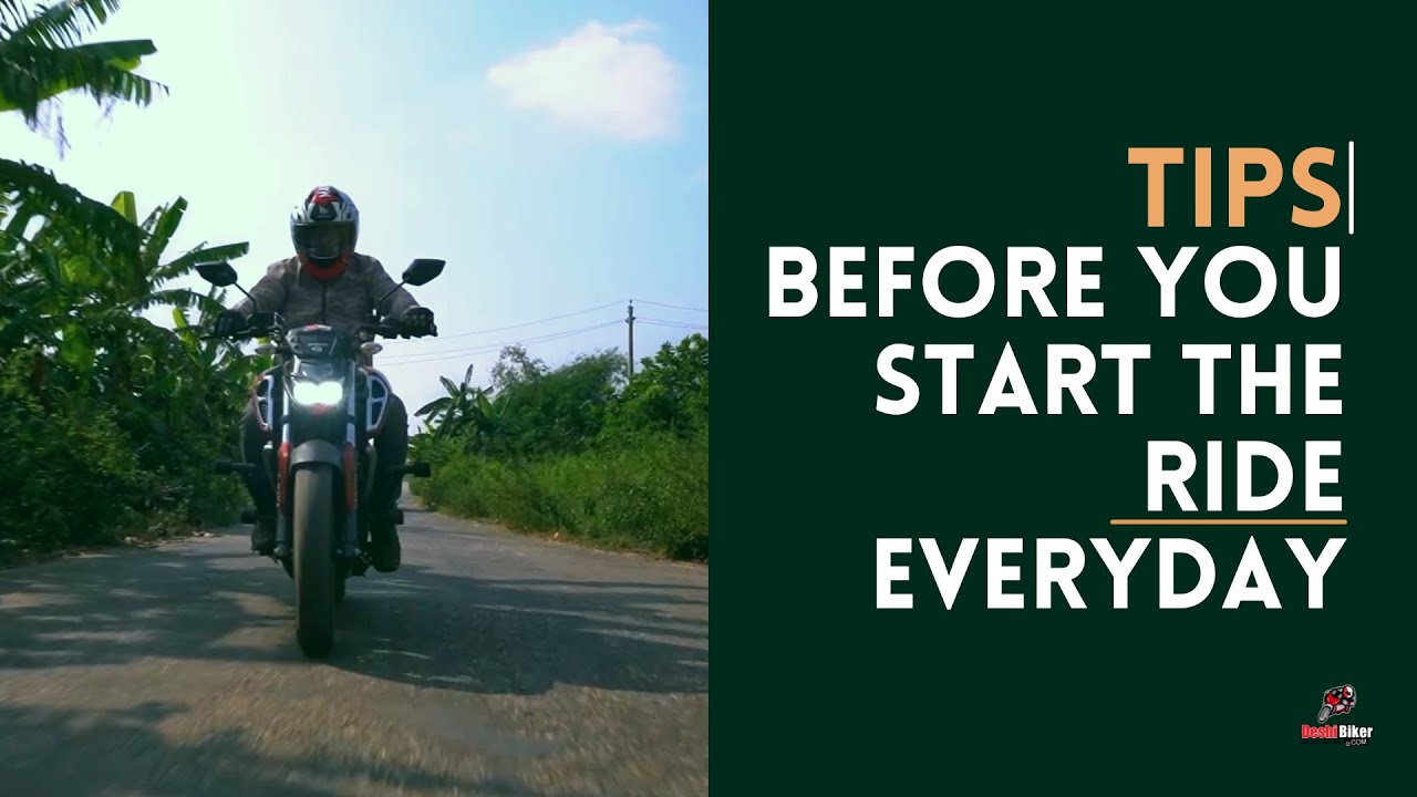Motorcycle Maintenance Tips (Before you start the Ride on Everyday)