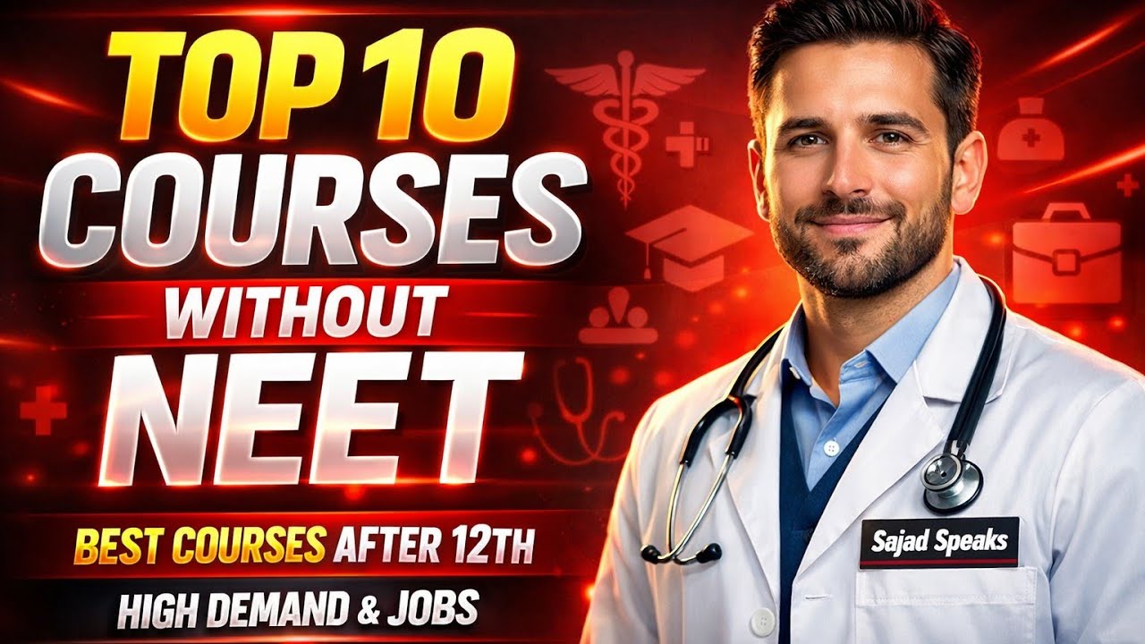 Top 10 Courses Without NEET 2026 || Best Courses Without NEET After 12th || Top 10 Medical Courses