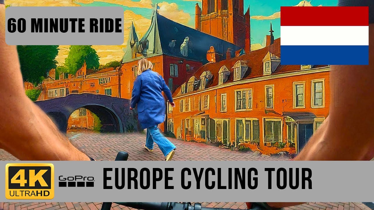 Europe cycling tour:  4K 60fps Full Ride from Utrecht to Amersfoort 🇳🇱