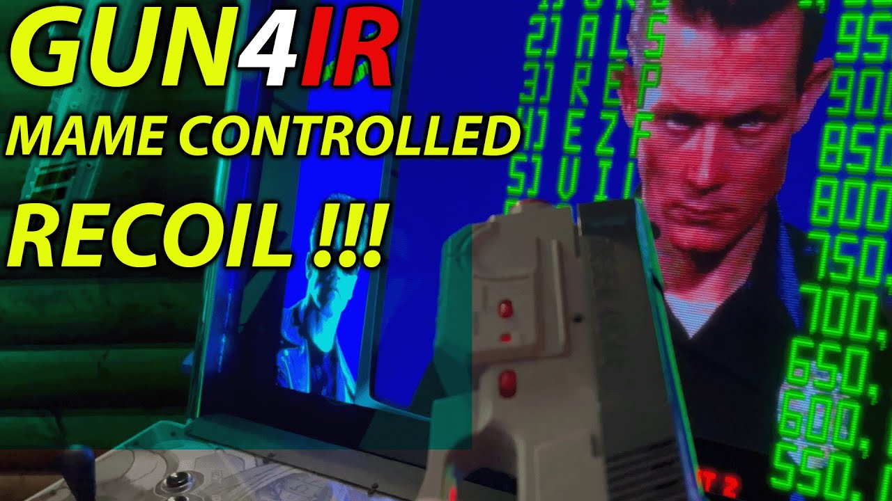 MAMEHOOKER SYNCS SOLENOIDS ON GUN4IR!!!! Terminator 2 DEMO!
