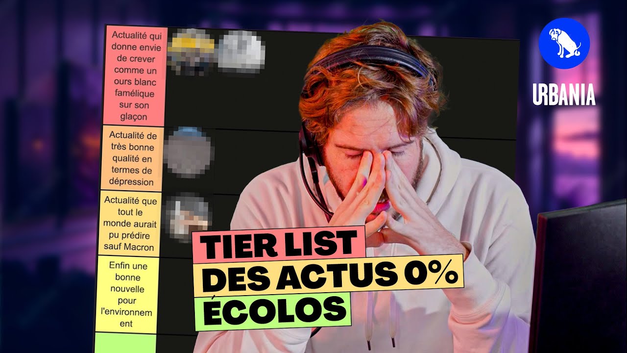La tiers-list 0% écolo (spoiler : gros doss sur Stéphane Streaming)