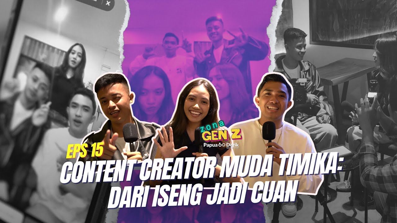Berawal Dari Iseng Jadi Cuan? Ini Kisah Content Creator Muda di Timika