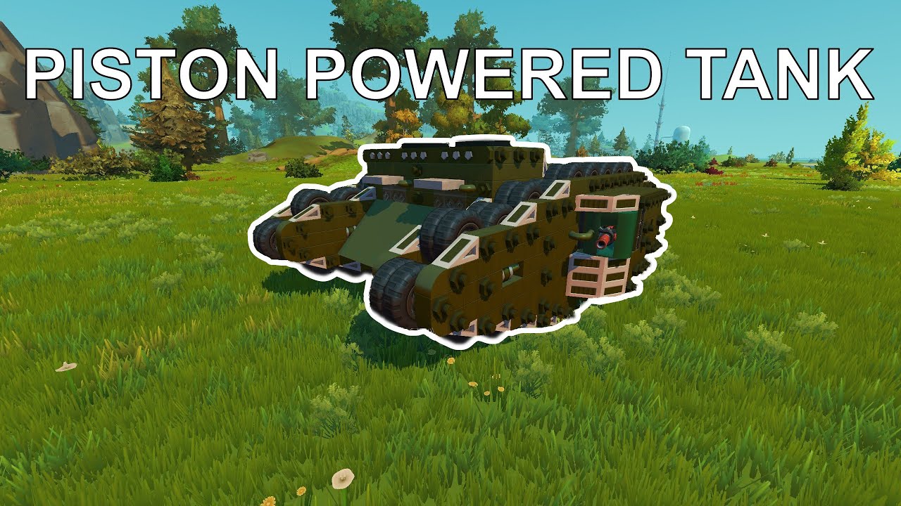 Scrap Mechanic Piston powered tank MK1 WW1
