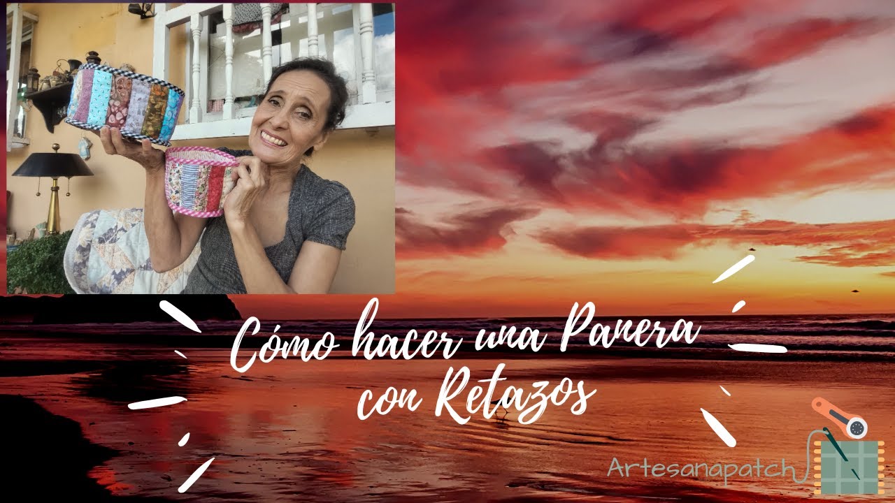 Cómo hacer una Panera en Patchwork con Retazos de Tela Haga y Venda