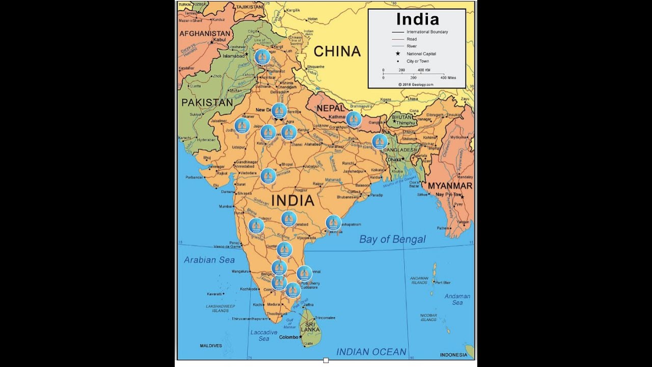 PCAAC Praana Charitable Clinics - An Introduction with maps