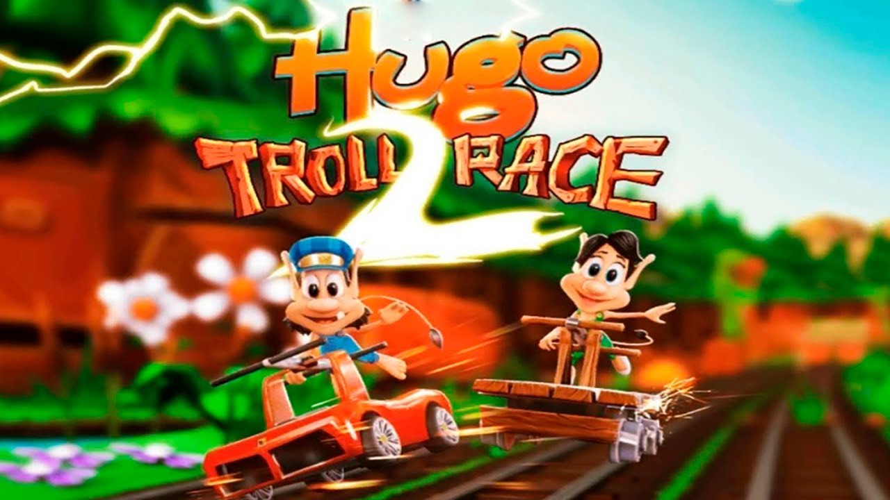 Hugo Troll Race 2 - The Daring Rail Rush Fun game