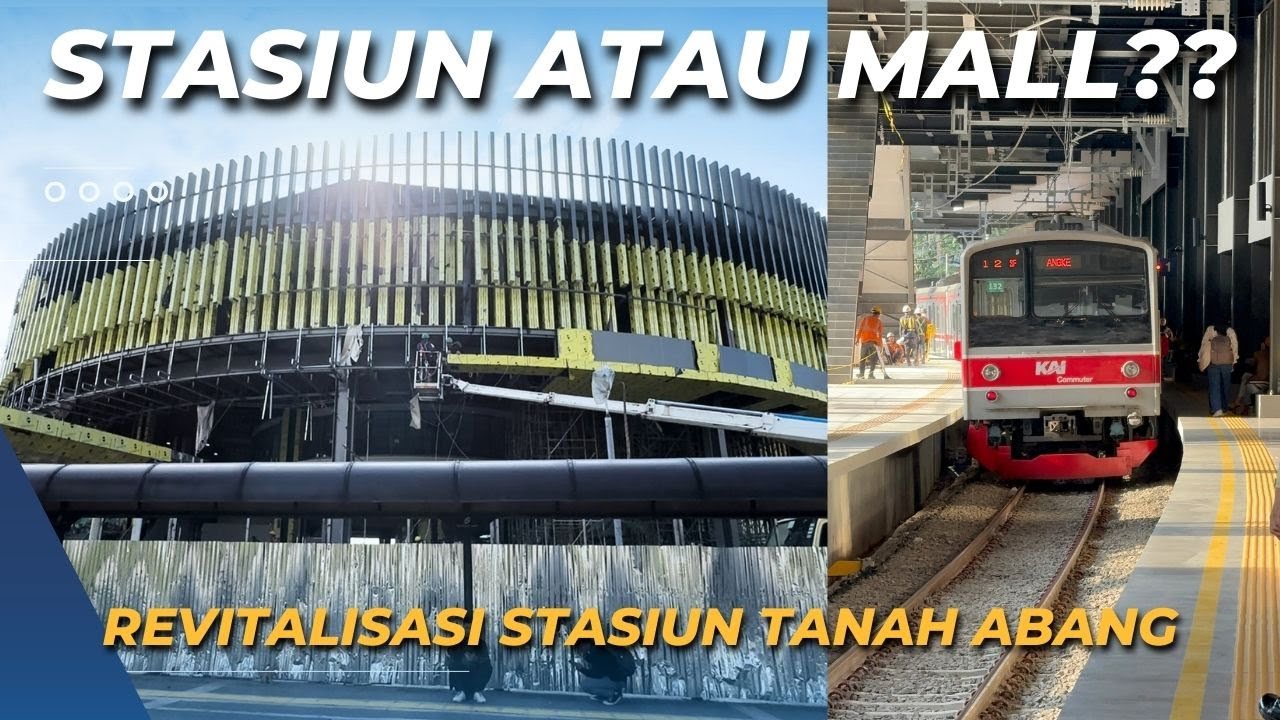STASIUN ATAU MALL?? STASIUN TANAH ABANG BARU - Peron Jalur 1