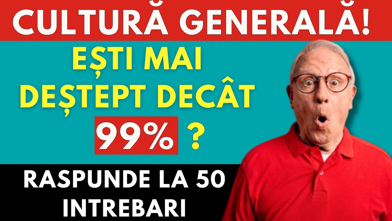 99% greșesc la cel puțin o întrebare. Tu poți fi excepția? #test #cultura #intrebari #cunostinte