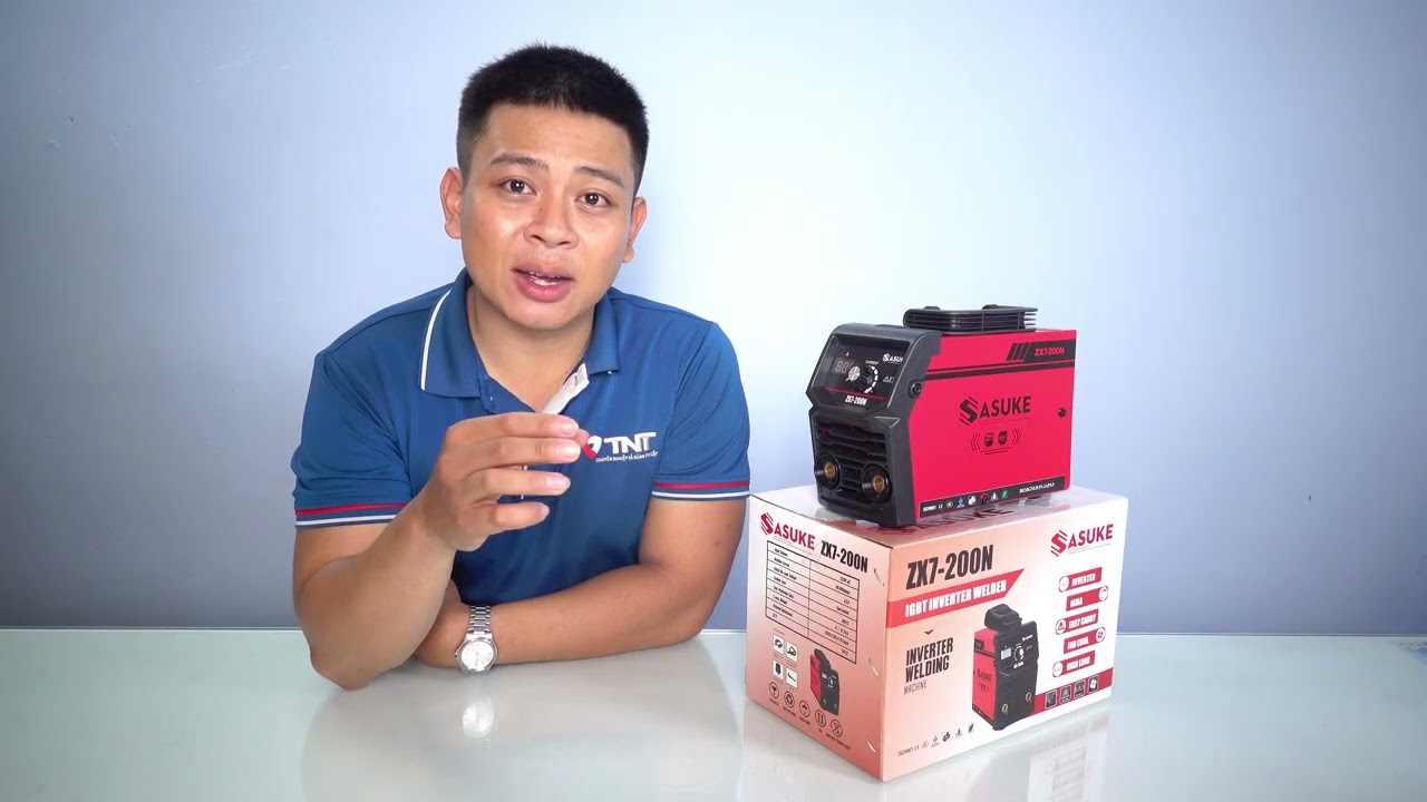 Máy hàn SASUKE điện tử ZX7-200N ,xác nhỏ mini, thợ lưu động, gia đình sử dụng, Hàn Que 2ly5 bao khoẻ