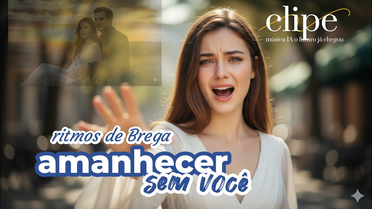 Ritmo de brega clipe amanhecer sem você, música IA o futuro já chegou 