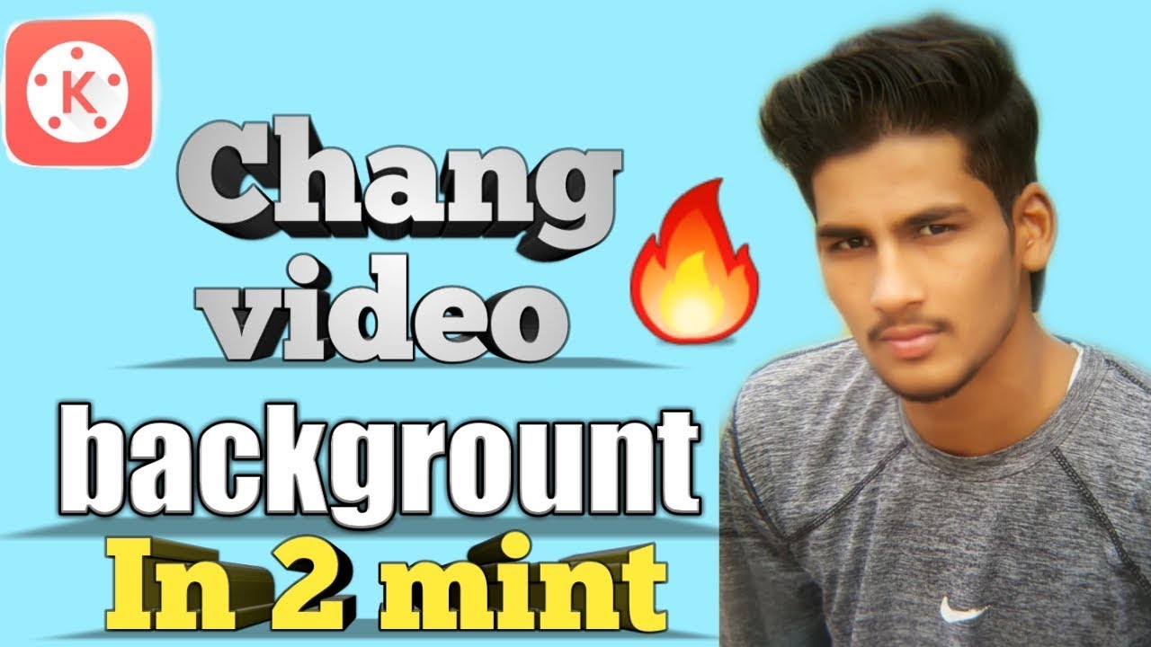 How to chang video backgrount//.in kingmaster // hum video ka back ground kasa chang kara.