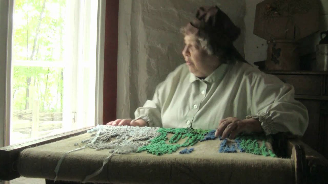 Le tapis crocheté au Village Québécois d'antan