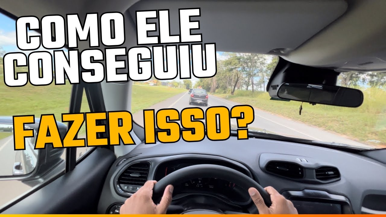 Pegando estrada com Jeep Renegade  1.3 Turbo!!😎🔥🙈￼