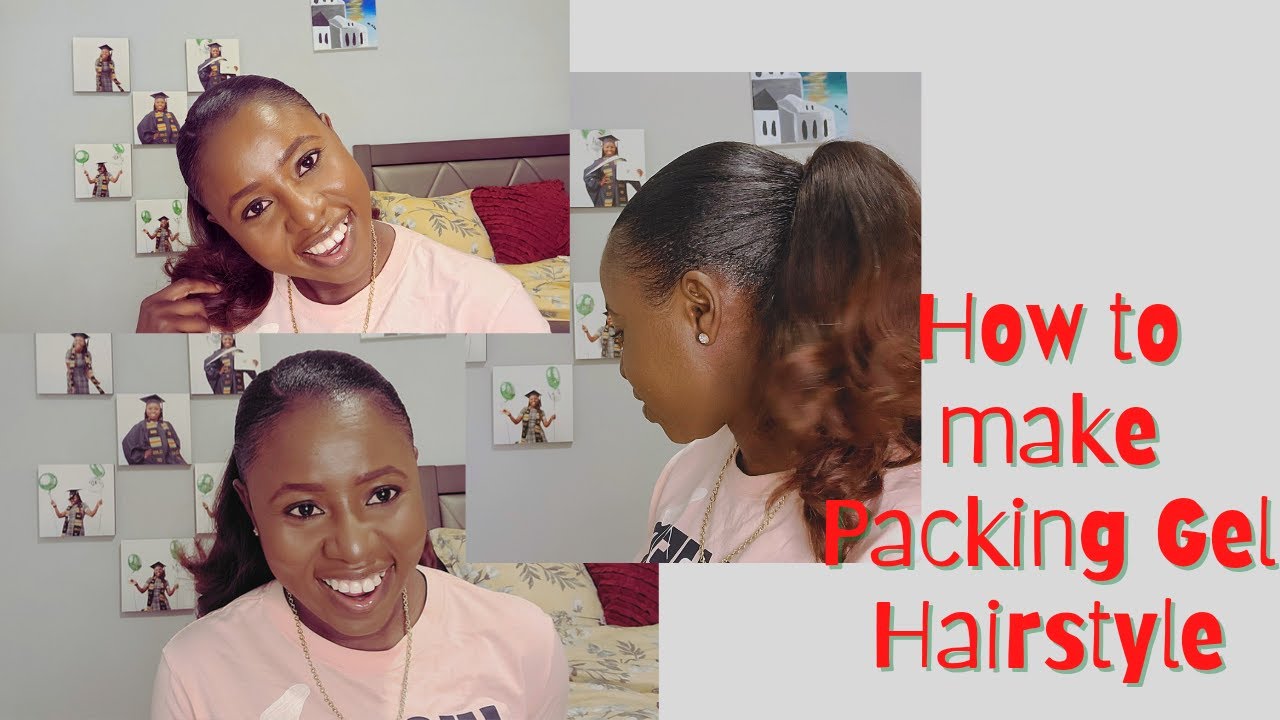 How to make Packing Gel Hairstyle|Ponytail Hairstyle| Something Light For Spring|DIY|2021