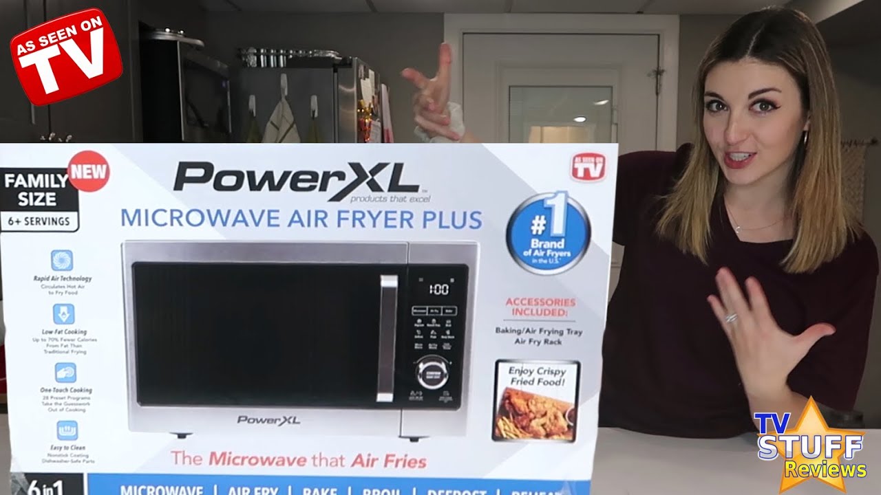 Power XL Microwave Air Fryer Plus Review - (As Seen on TV)