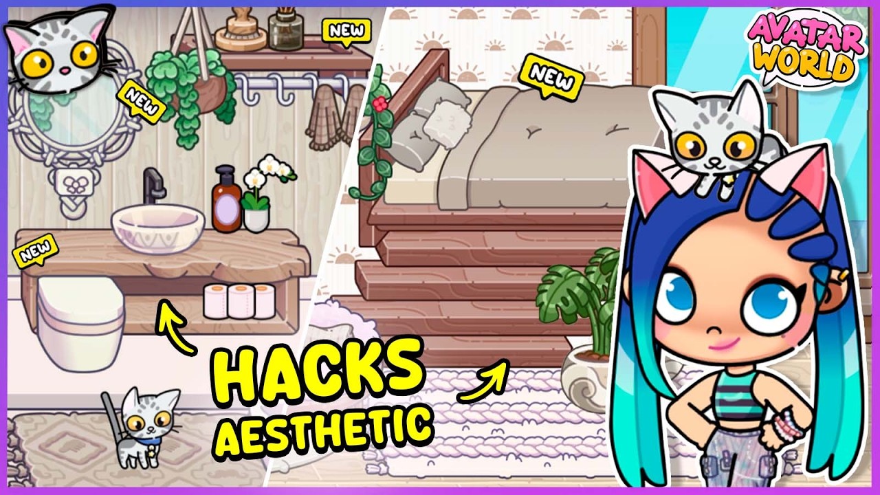 ¡Los mejores HACKS para DECORAR GRATIS en Avatar World! 🏡 Trucos PRO Parte 1
