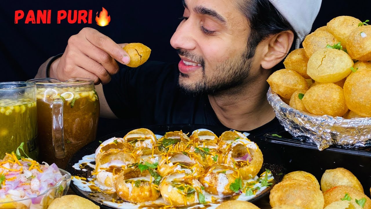 100🔥PANI PURI / GOLGAPPA EATING CHALLENGE | DAHI FUCHKA,SPICY WATER | INDAIN FOOD EATING CHALLENGE