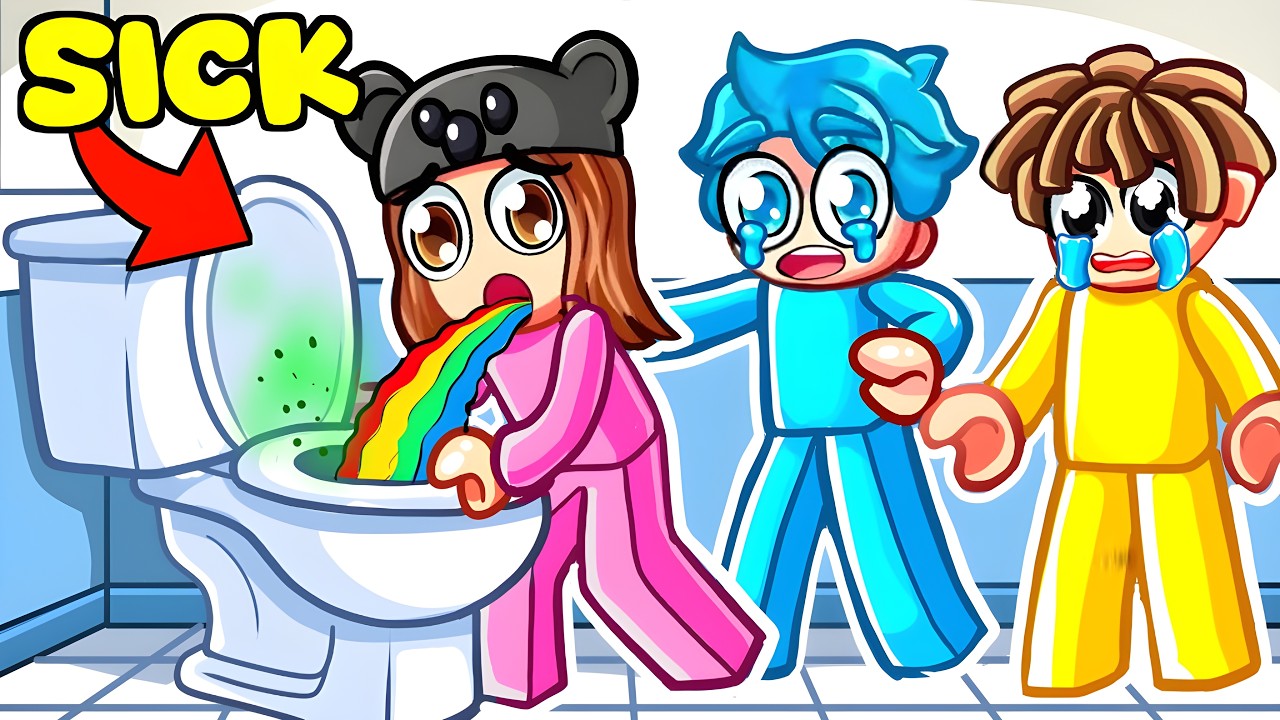 Angel Can&rsquo;t Stop THROWING UP in Roblox&hellip;