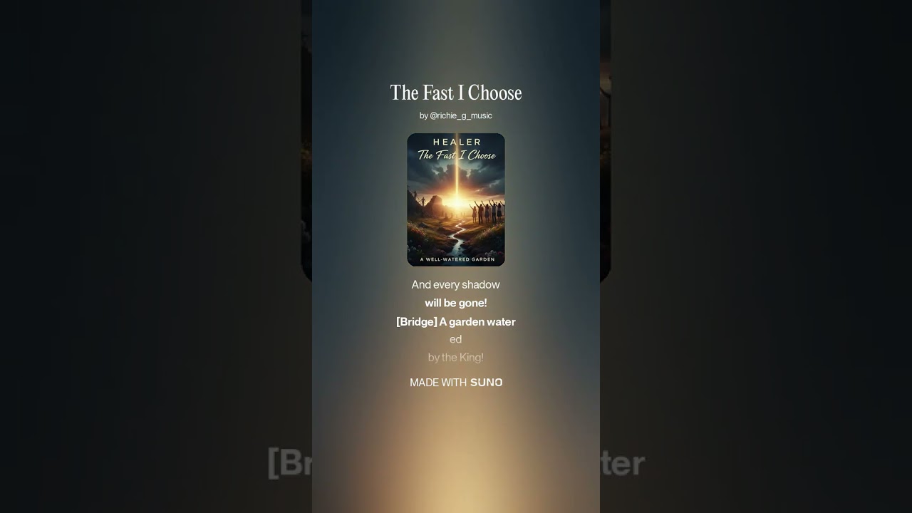 The Fast I Choose