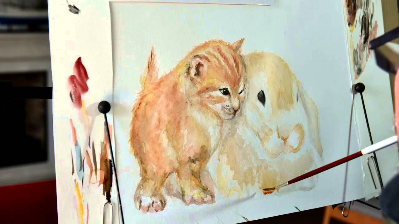 Tiere malen mit dem Mund (Folge 1)