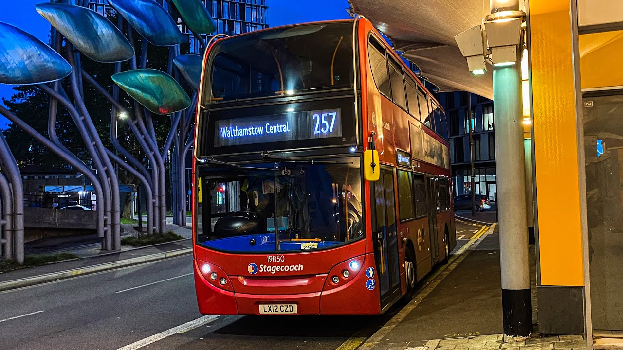 *Loud Voith* Stagecoach London Bus Route 257 Enviro 400 19850