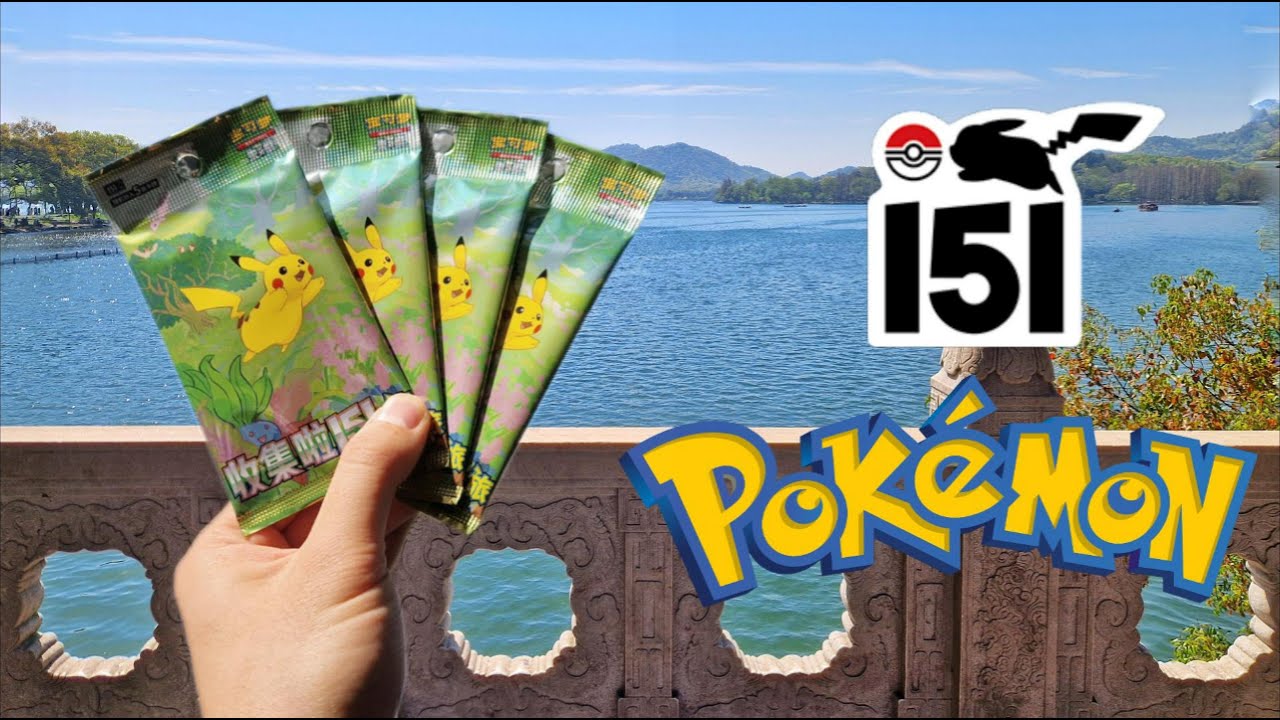 Opening Pok&eacute;mon Collect 151 Journey Booster Box