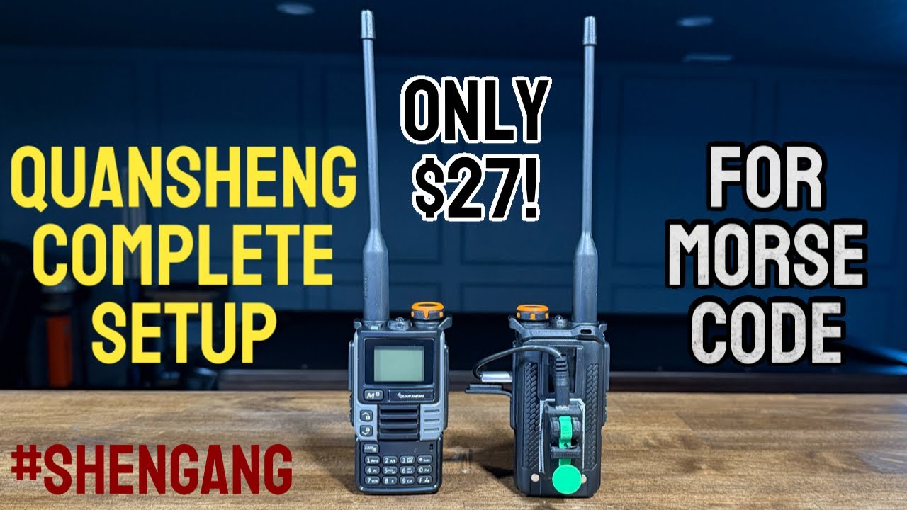 $27 Morse Code Radio Setup In 10 Minutes