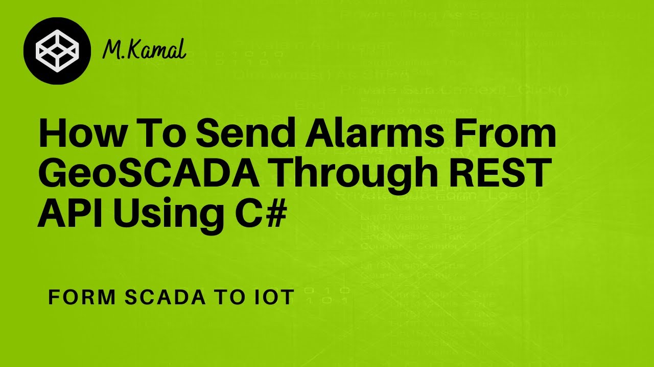 How To Send Alarms From ClearSCADA Through REST API Using C#