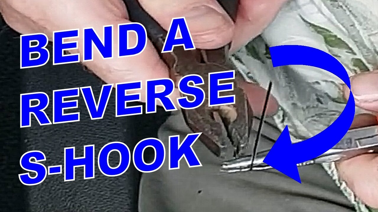 A Reverse S-Hook Is The Way To Keep Your Rubber Where It Belongs