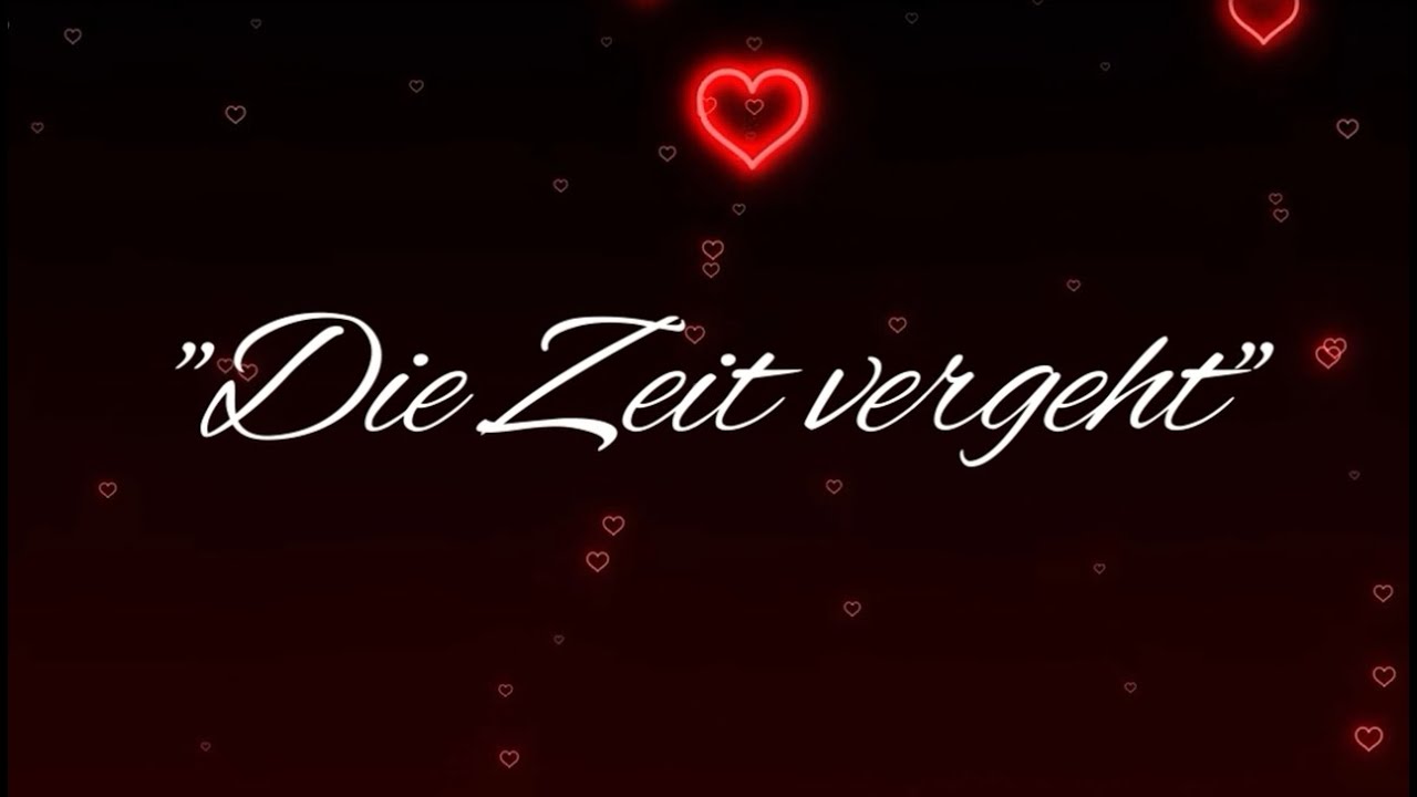 Die Zeit vergeht...