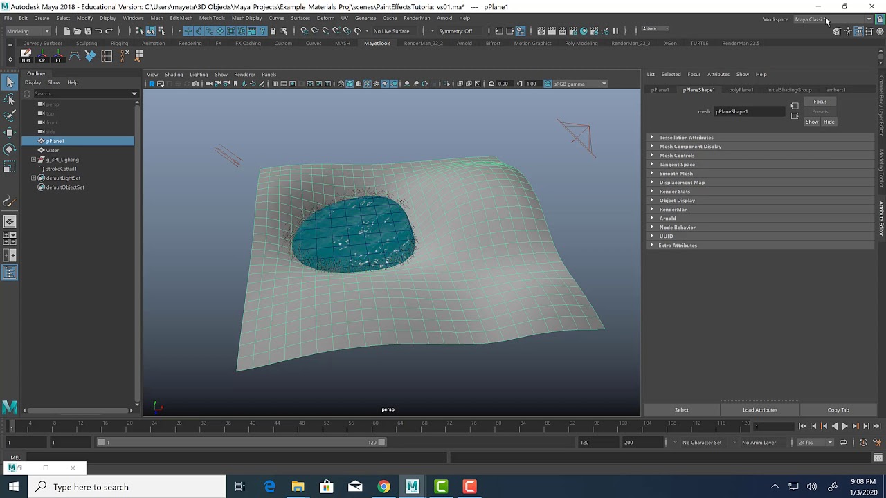 Paint Effects 101 in Maya