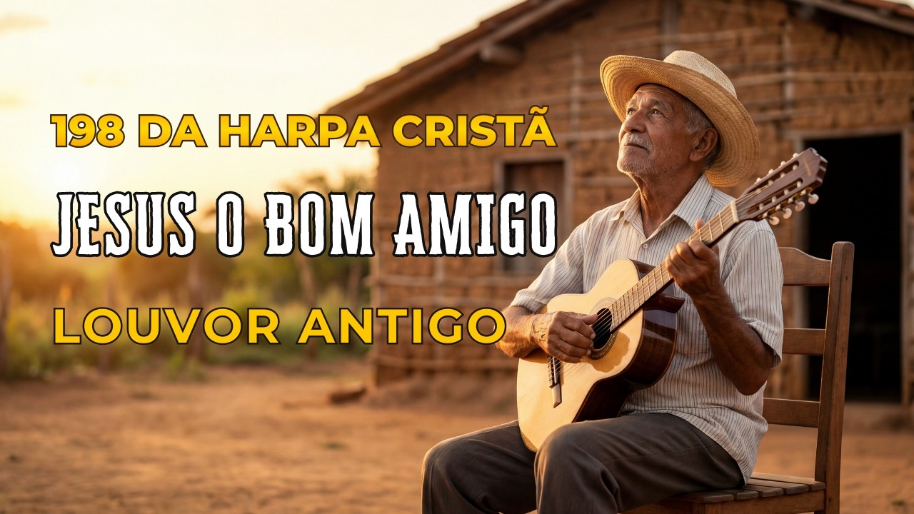 Hino 198 da Harpa Cristã | Louvor Antigo Sertanejo que Acalma o Coração