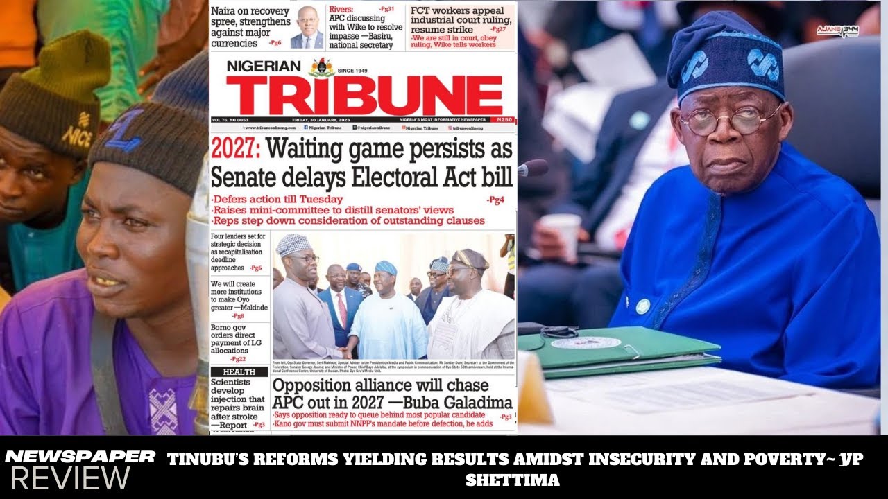 TINUBU’S REFORMS YIELDING RESULTS AMIDST INSECURITY AND POVERTY~ VP SHETTIMA