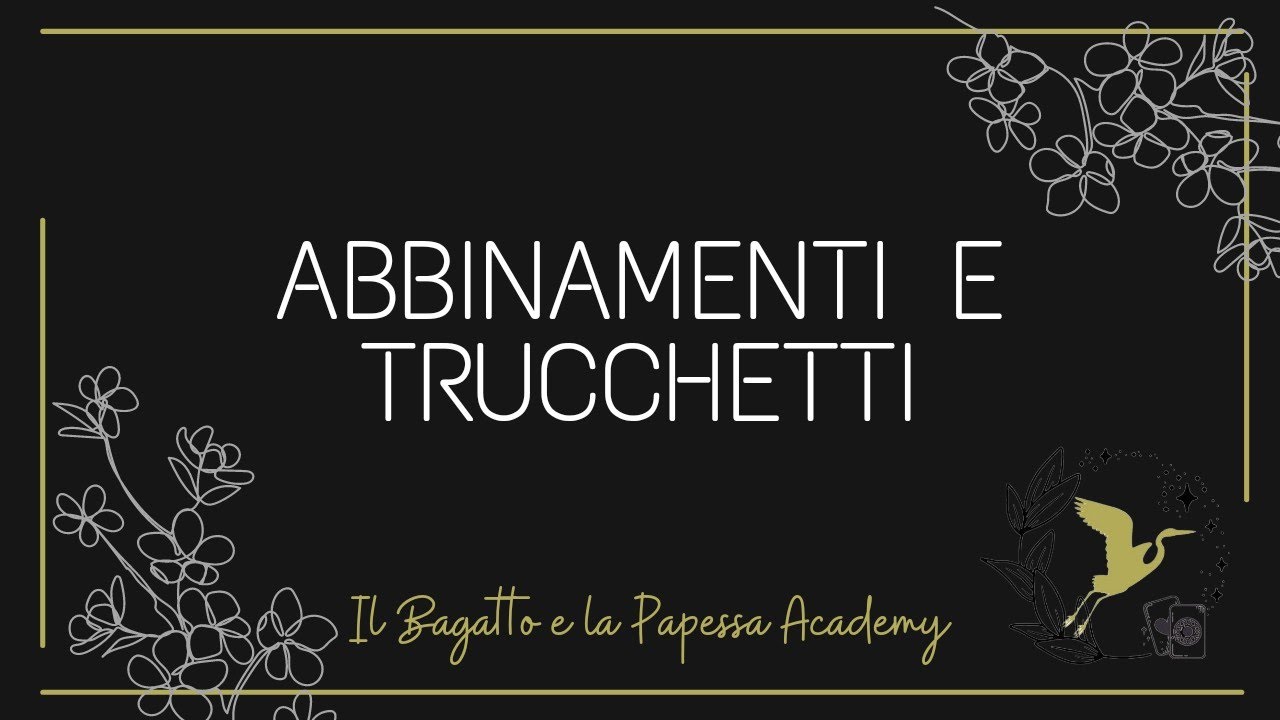 ABBINAMENTI 💫 come leggerli, come capirli e trucchetti vari 💕