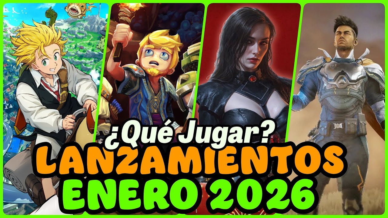 Primeros del año 🤪  Lanzamientos ENERO 2026 - Nuevos MMOs, RPGs, F2Ps , estrategia, roguelikes...