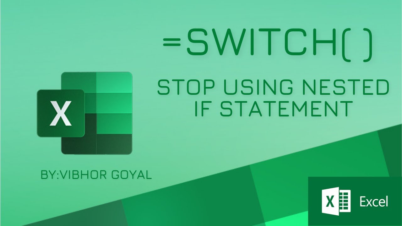 Stop using Nested If Statement | Microsoft Excel | MS Excel Tips & Tricks