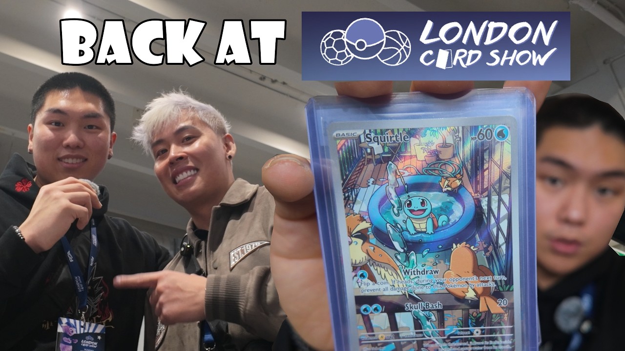 My First Coin Flip at a Card Show! | London Card Show Vlog