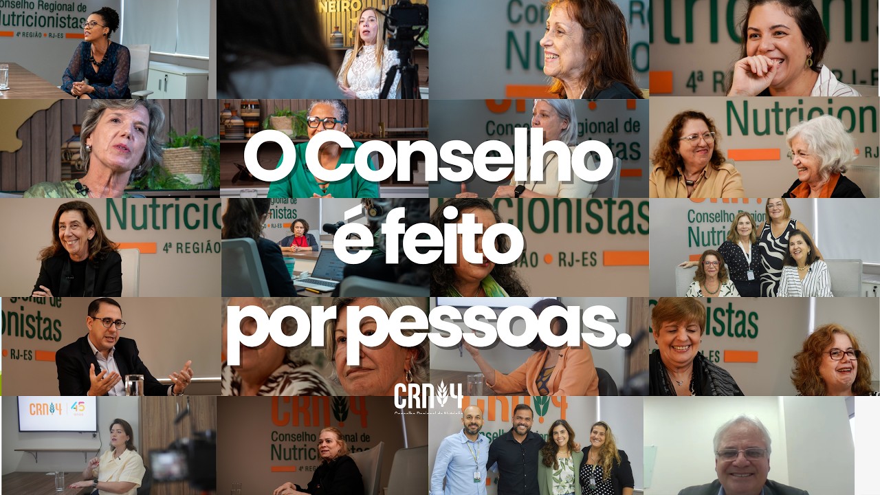 Acervo CRN4 - O Conselho é feito por pessoas