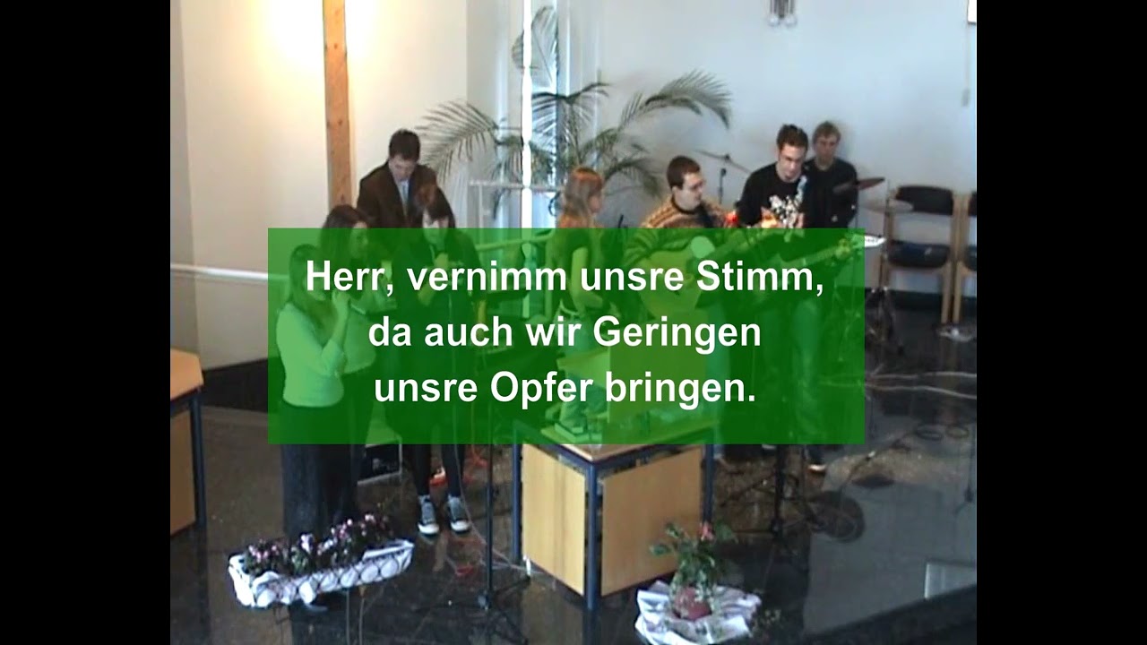 Gott ist gegenwärtig - Die liebe alte Bapti-Band (Text, lyrics)