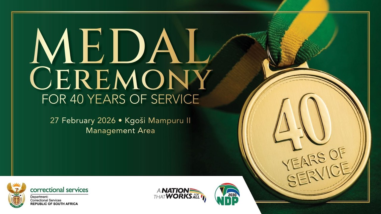 Medal Ceremony for 40 Years of Service